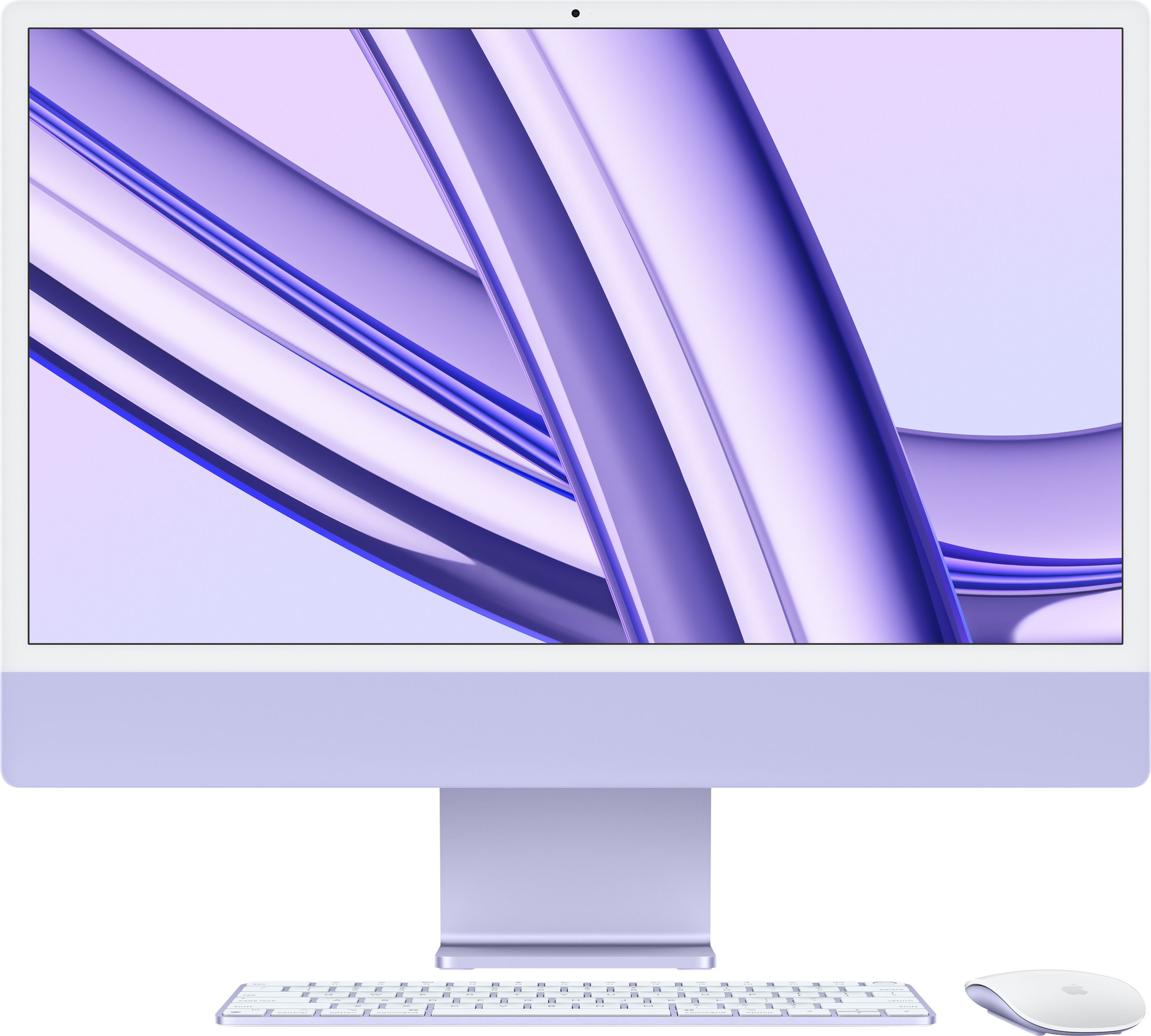 Best Buy Apple chip M3 Purple Model) MQRV3LL/A All-in-One iMac 24\