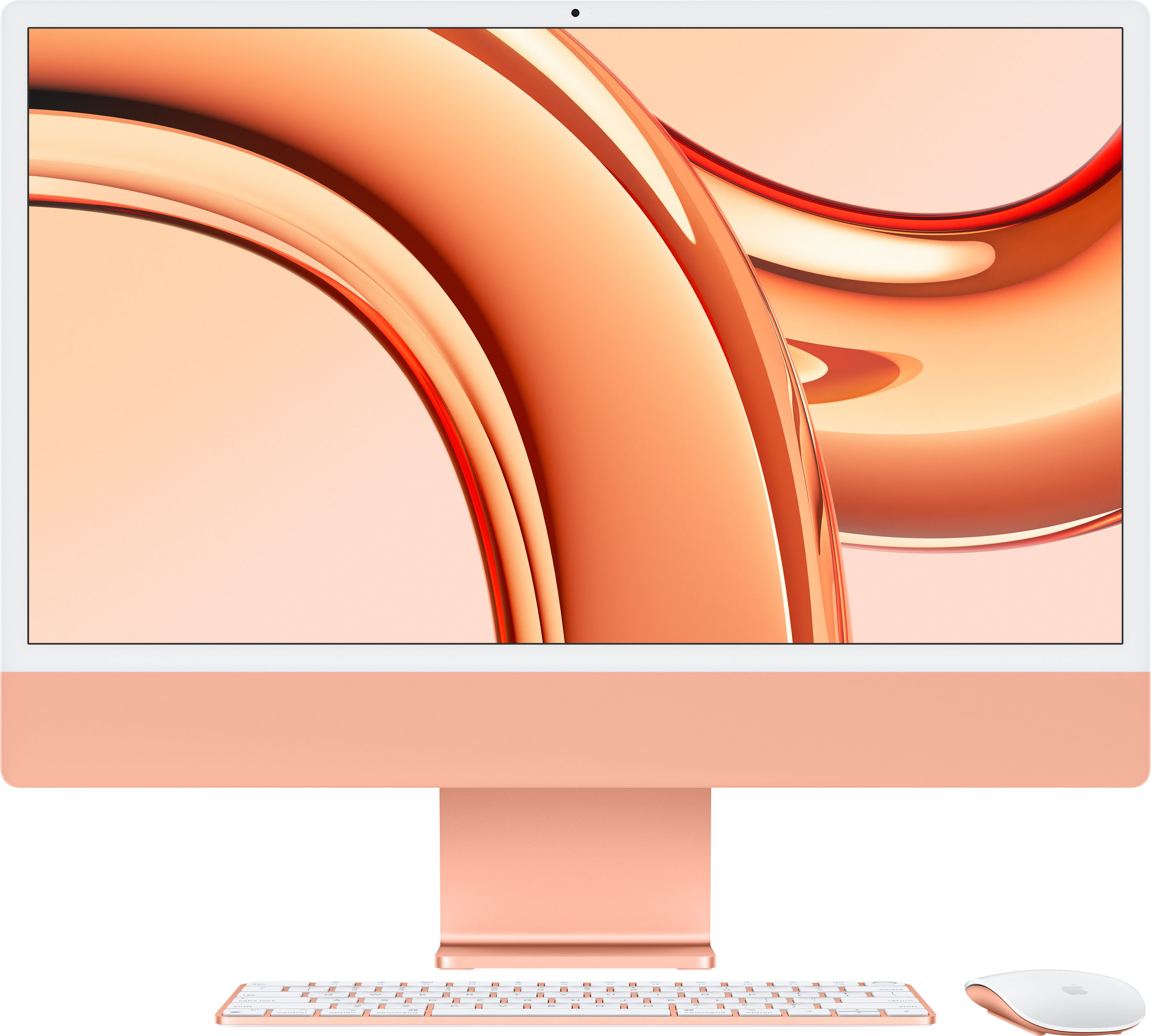 Apple iMac 24 All-in-One M3 chip 8GB Memory 256GB (Latest Model) Orange  MQRX3LL/A - Best Buy