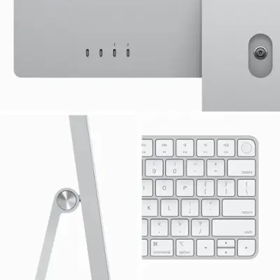 Apple - iMac 24" All-in-One - M3 chip - 8GB Memory - 512GB (Latest Model) - Silver