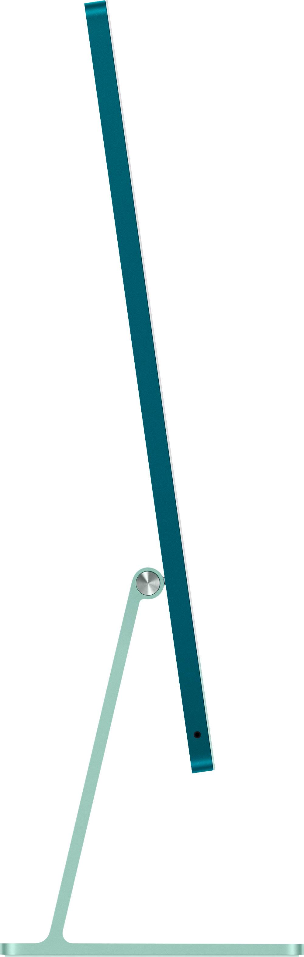 Angle. Apple - iMac 24" All-in-One - M3 chip - 8GB Memory - 512GB (Latest Model) - Green.