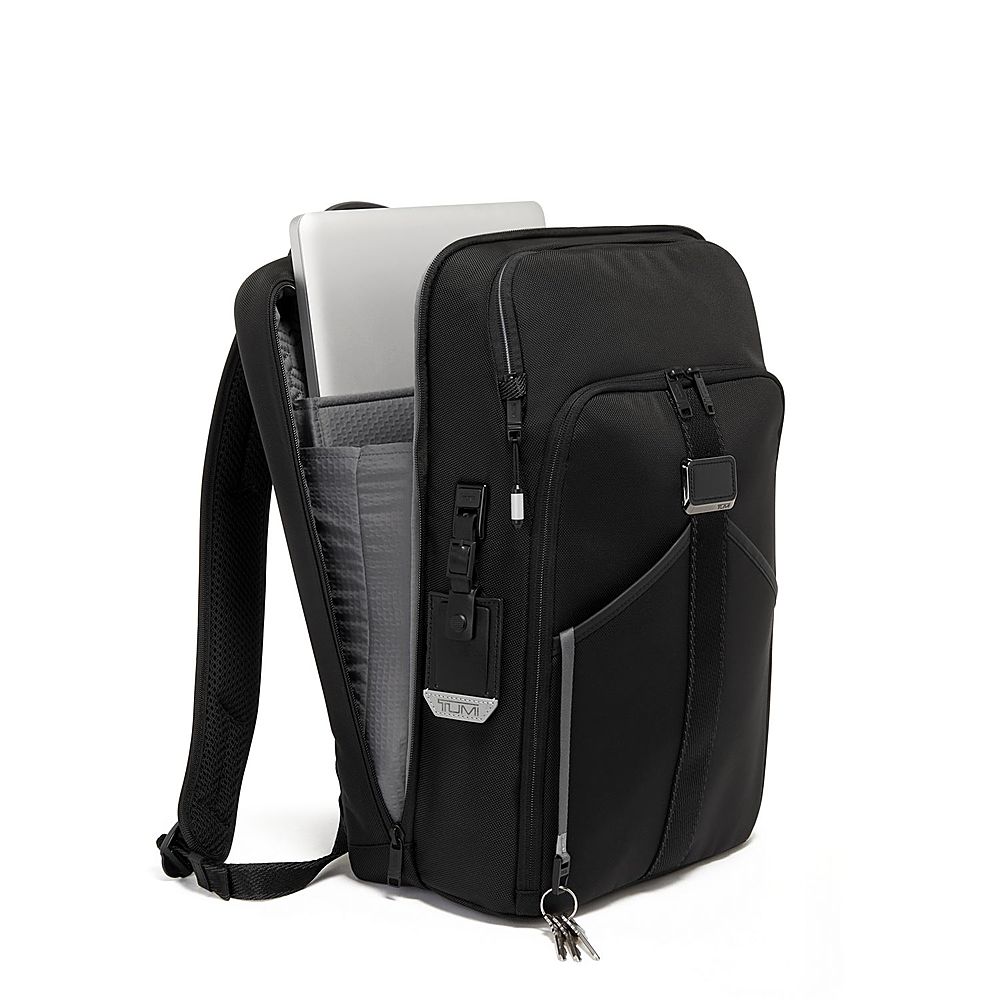 Angle View: TUMI - Alpha Bravo Esports Pro 17" Backpack - Black
