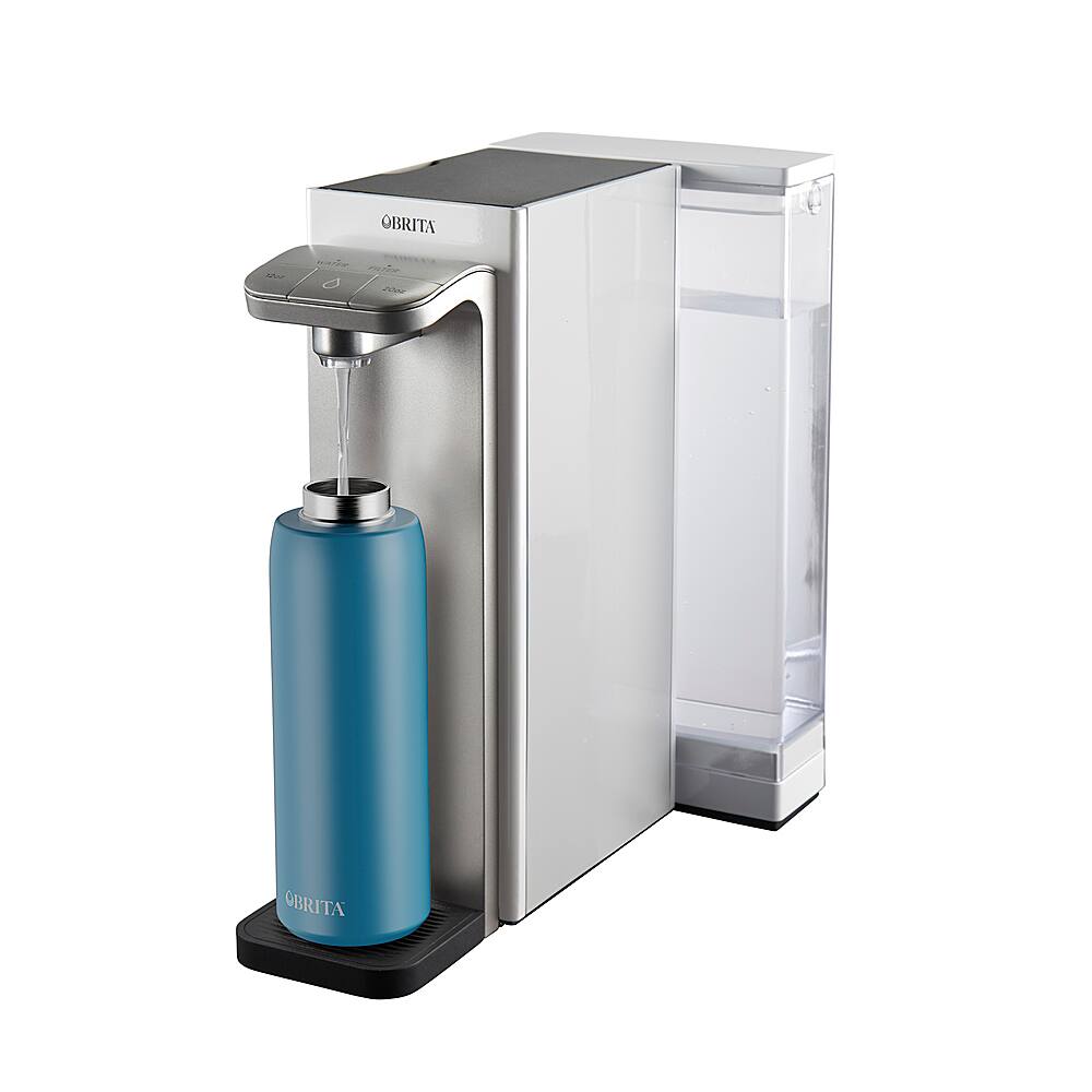 Alt View 12. Hamilton Beach - Brita Hub Instant Powerful Countertop Water Filtration System - WHITE.