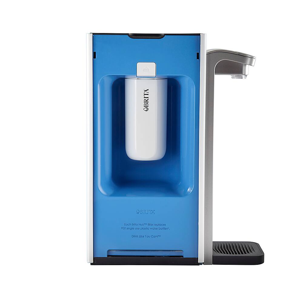 Alt View 13. Hamilton Beach - Brita Hub Instant Powerful Countertop Water Filtration System - WHITE.