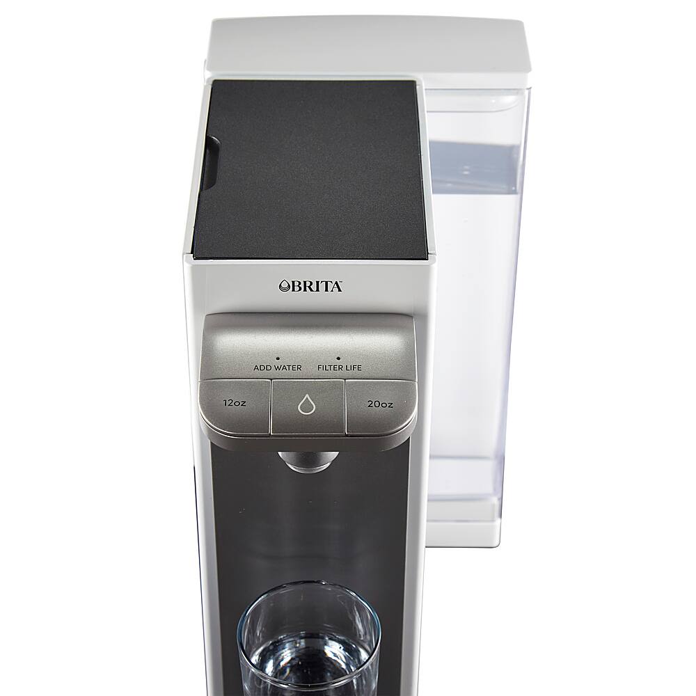 Alt View 16. Hamilton Beach - Brita Hub Instant Powerful Countertop Water Filtration System - WHITE.