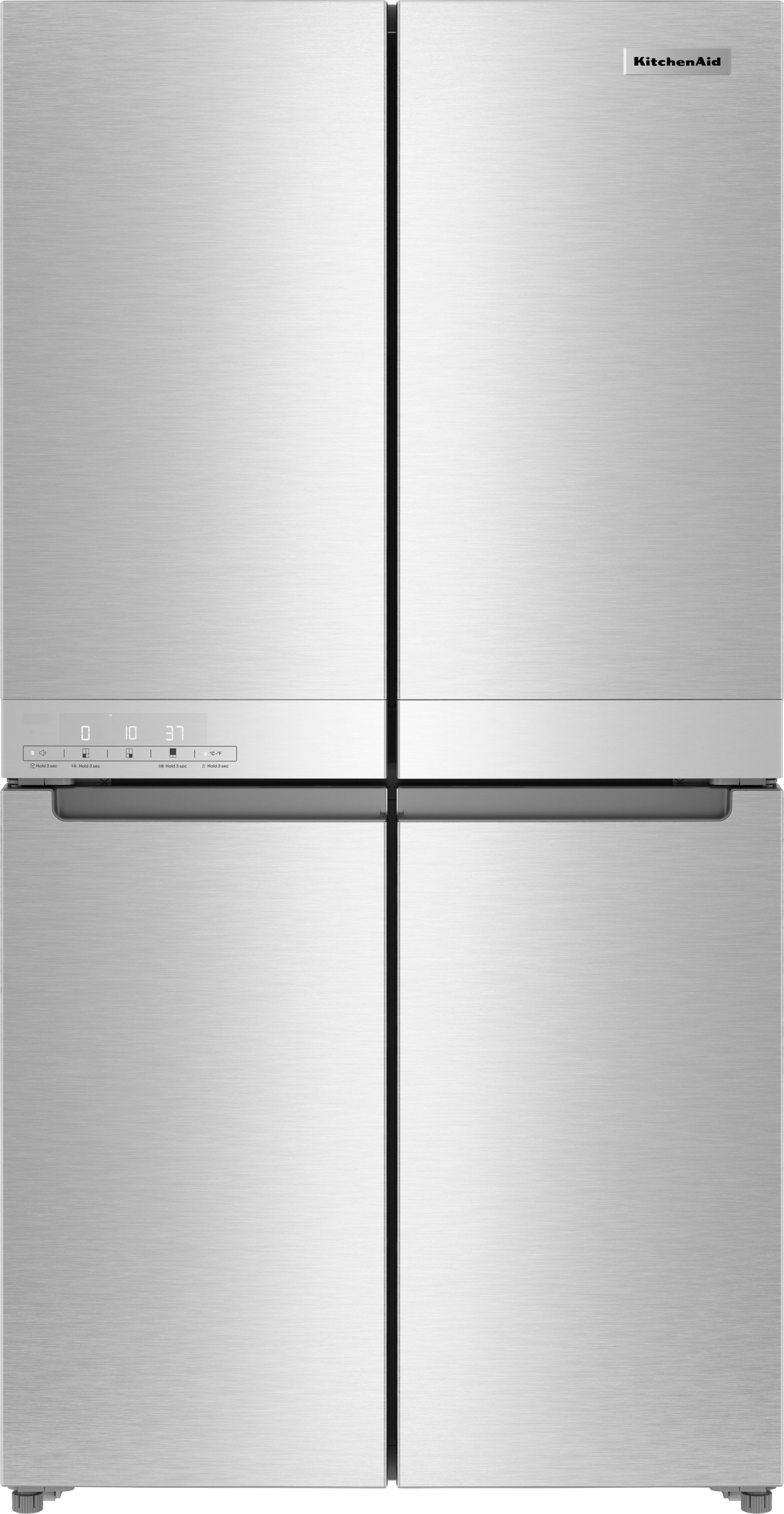 KitchenAid 19.4 Cu. Ft. Bottom-Freezer 4-Door French Door Refrigerator ...