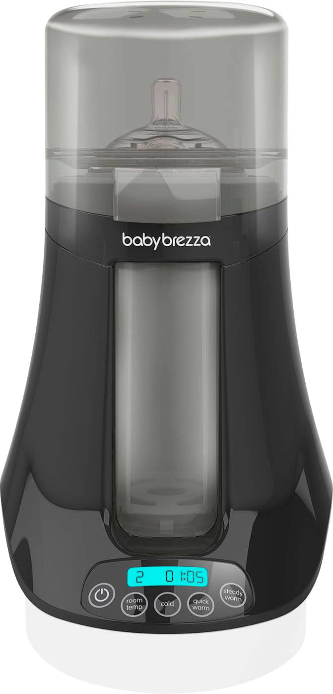Baby Brezza - Safe Bottle and Breastmilk Warmer - Black - Front_Zoom