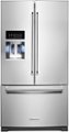 KitchenAid - 27 Cu. Ft. French Door Refrigerator with External Water and Ice Dispenser - Stainless Steel