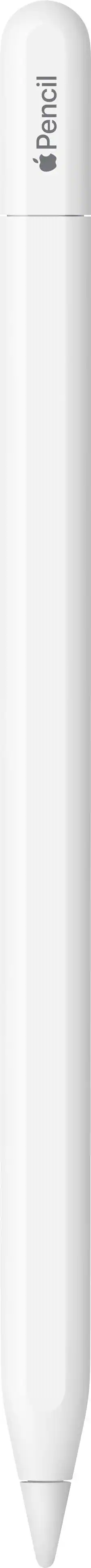 Front. Apple - Apple Pencil (USB-C) - White.