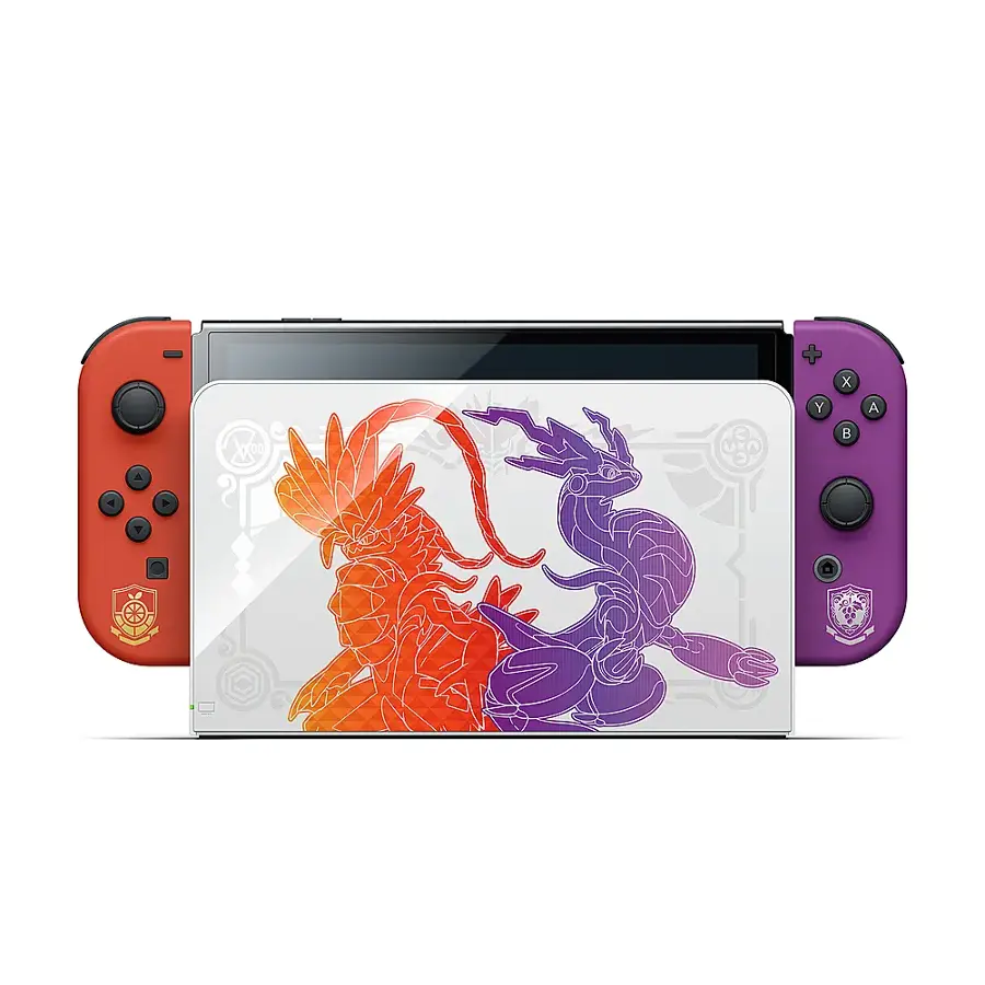 Alt View 17. Nintendo - Geek Squad Certified Refurbished Switch – OLED Model: Pokémon Scarlet & Violet Edition - Multi.
