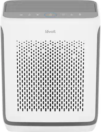 Front. Levoit - Vital 200S Smart True HEPA Air Purifier with Pet Mode - White/Grey.