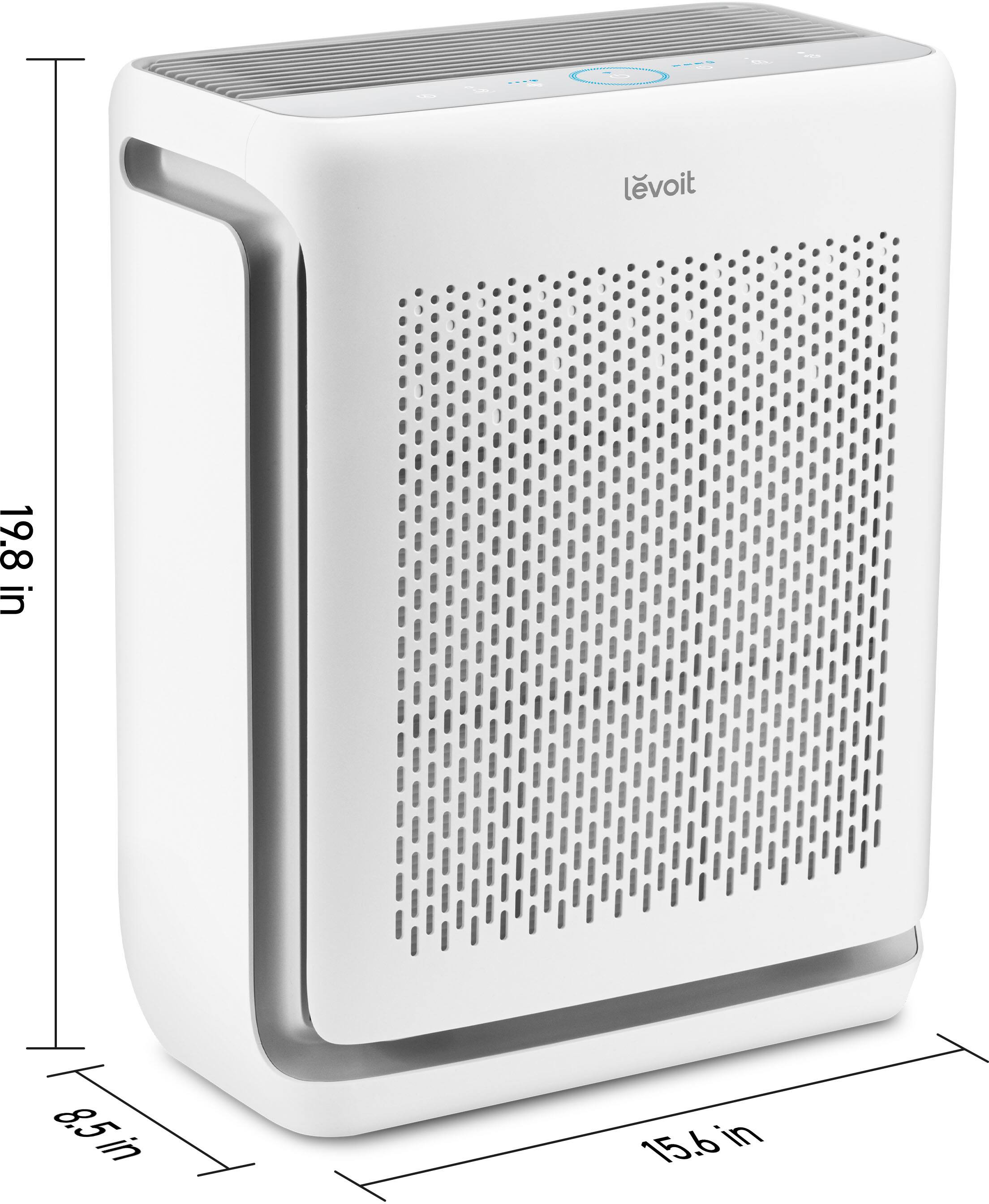 Alt View 32. Levoit - Vital 200S Smart True HEPA Air Purifier with Pet Mode - White/Grey.