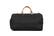 Angle. PKG - Bishop 42L Recycled Duffle Bag - Black/Tan.