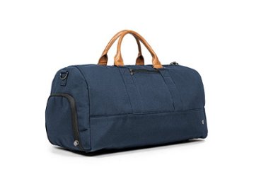 PKG - Bishop 42L Recycled Duffle Bag - Navy/Tan - Front_Zoom