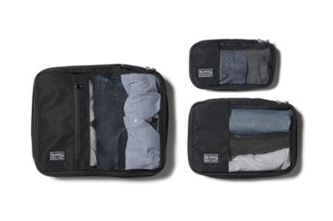 PKG - Union Recycled Packing Cubes 3 Pack - Black/Tan - Front_Zoom
