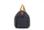 Left. PKG - Rosedale 41L Recycled Garment Duffle Bag - Navy/Tan.