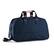 Angle. PKG - Westmount 26L Recycled Duffle Bag - Navy/Tan.