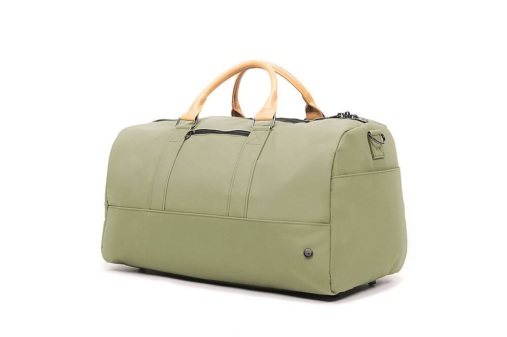 Alt View 16. PKG - Bishop 42L Recycled Duffle Bag - Green/Light Tan.