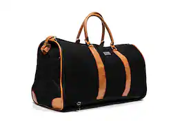 PKG - Rosedale 41L Recycled Garment Duffle Bag - Black/Tan