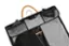 Alt View 13. PKG - Rosedale 41L Recycled Garment Duffle Bag - Black/Tan.