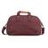 Angle. PKG - Westmount 26L Recycled Duffle Bag - Rum Raisin/Tan.