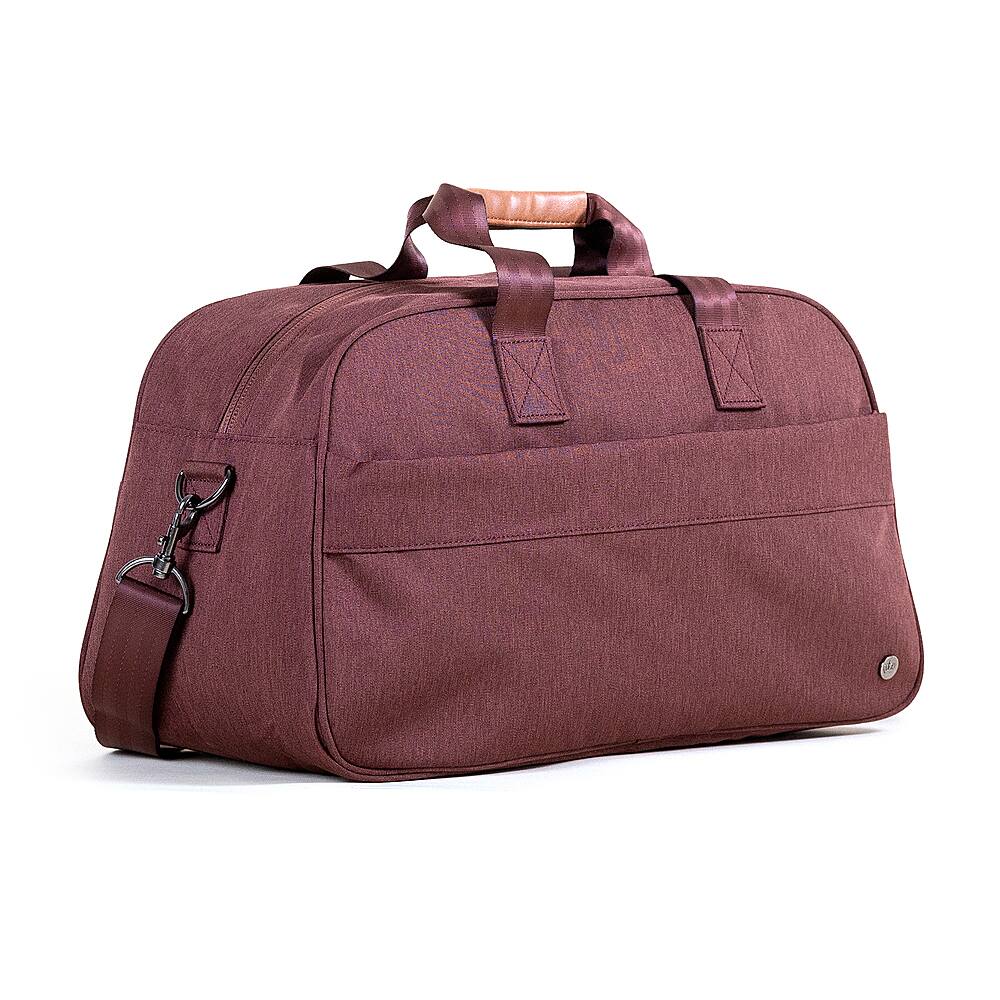 PKG - Westmount 26L Recycled Duffle Bag - Rum Raisin/Tan - Front_Zoom