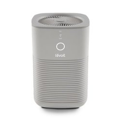Levoit - Aromatherapy Desktop True HEPA Air Purifier - Gray - Front_Zoom
