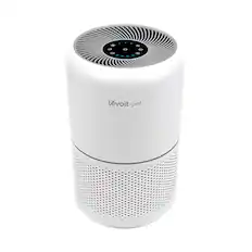 Angle. Levoit - Pet Care True HEPA Air Purifier - Gray.