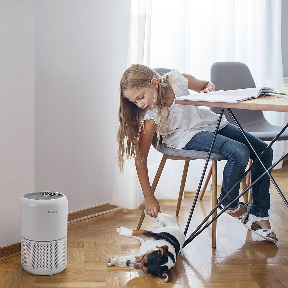 Alt View 14. Levoit - Pet Care True HEPA Air Purifier - Gray.