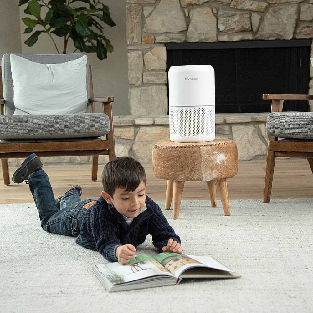 Alt View 17. Levoit - Pet Care True HEPA Air Purifier - Gray.
