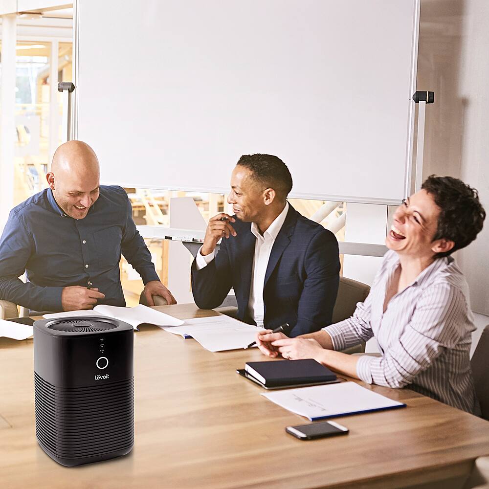 Alt View 18. Levoit - Aromatherapy Desktop True HEPA Air Purifier - 2pk - Black.