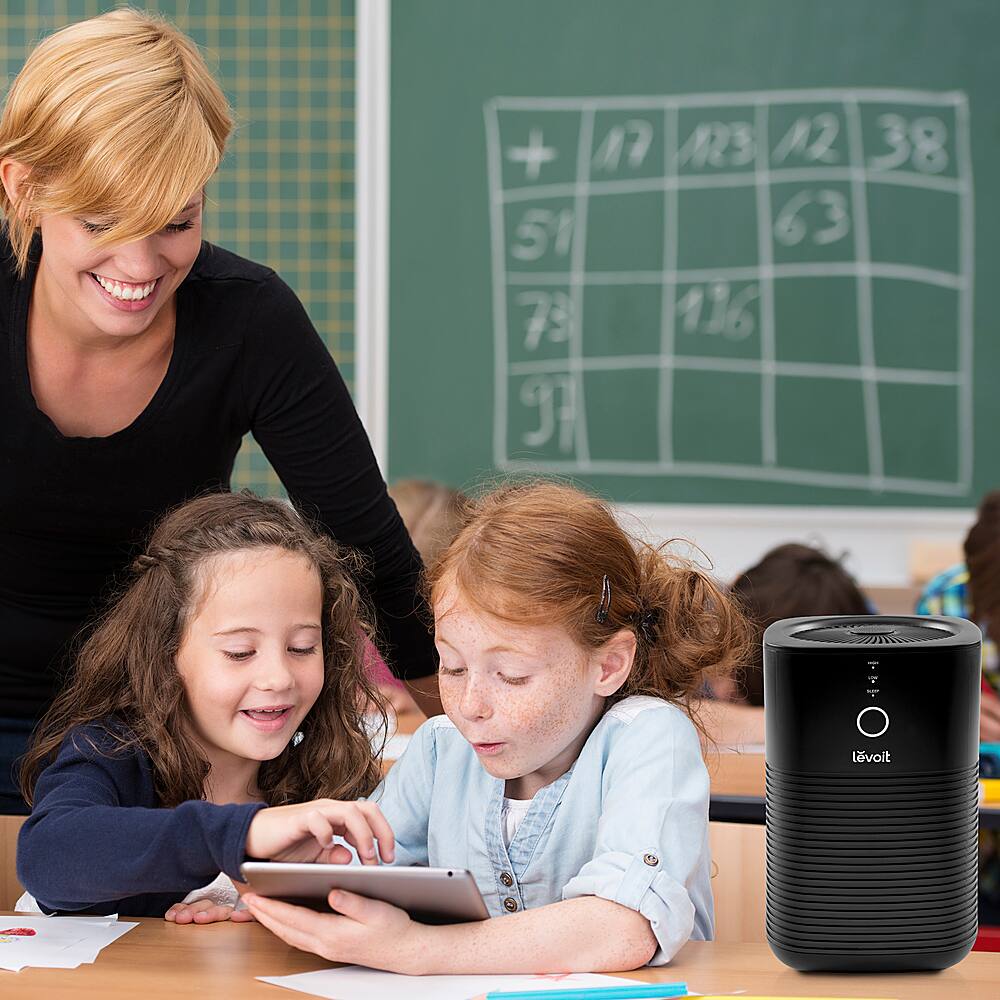 Alt View 19. Levoit - Aromatherapy Desktop True HEPA Air Purifier - 2pk - Black.