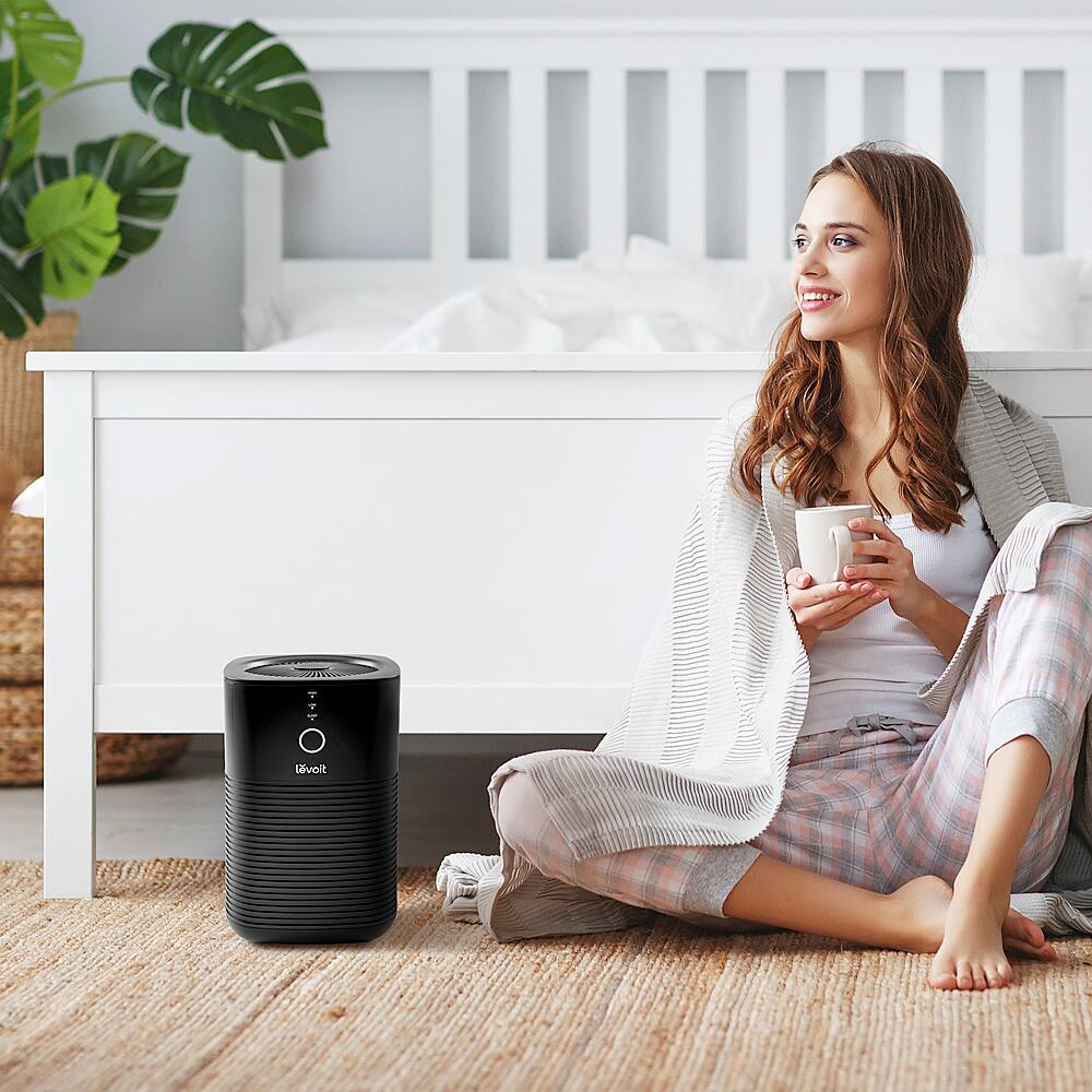 Alt View 20. Levoit - Aromatherapy Desktop True HEPA Air Purifier - 2pk - Black.