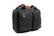 Angle. PKG - Simcoe Recycled Toiletry Bag - Black/Tan.