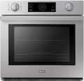 Dacor - Transitional 30" Built-In Single Electric Four-Part Pure Convection Wall Oven with Steam Assist and Chef Mode - Silver Stainless Steel