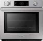 Dacor - Transitional 30" Built-In Single Electric Four-Part Pure Convection Wall Oven with Steam Assist and Chef Mode - Silver Stainless Steel