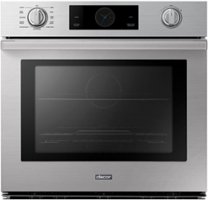 Dacor - Transitional 30" Built-In Single Electric Four-Part Pure Convection Wall Oven with Steam Assist and Chef Mode - Silver Stainless Steel - Front_Zoom