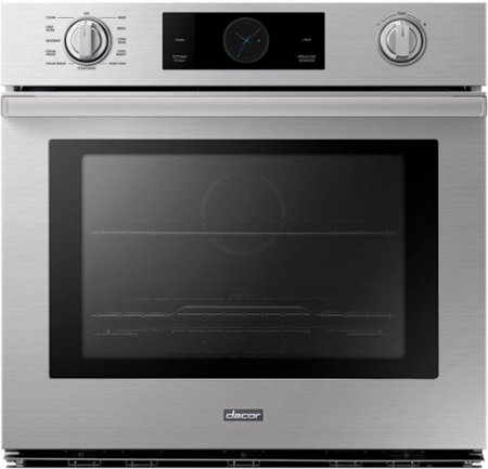 Dacor - Transitional 30" Built-In Single Electric Four-Part Pure Convection Wall Oven with Steam Assist and Chef Mode - Silver Stainless Steel