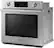 Alt View 2. Dacor - Transitional 30" Built-In Single Electric Four-Part Pure Convection Wall Oven with Steam Assist and Chef Mode - Silver Stainless Steel.