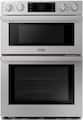 Dacor - Transitional 30" Built-In Electric Four-Part Pure Convection Combination Wall Oven with Microwave and Steam Assist - Silver Stainless Steel