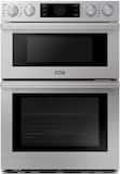 Dacor - Transitional 30" Built-In Electric Four-Part Pure Convection Combination Wall Oven with Microwave and Steam Assist - Silver Stainless Steel