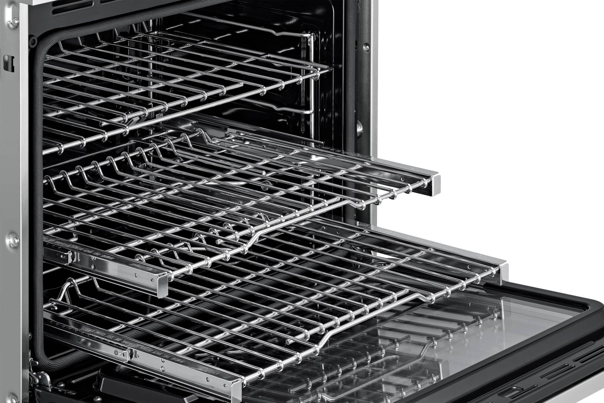 Alt View 13. Dacor - Transitional 30" Built-In Electric Four-Part Pure Convection Combination Wall Oven with Microwave and Steam Assist - Silver Stainless Steel.