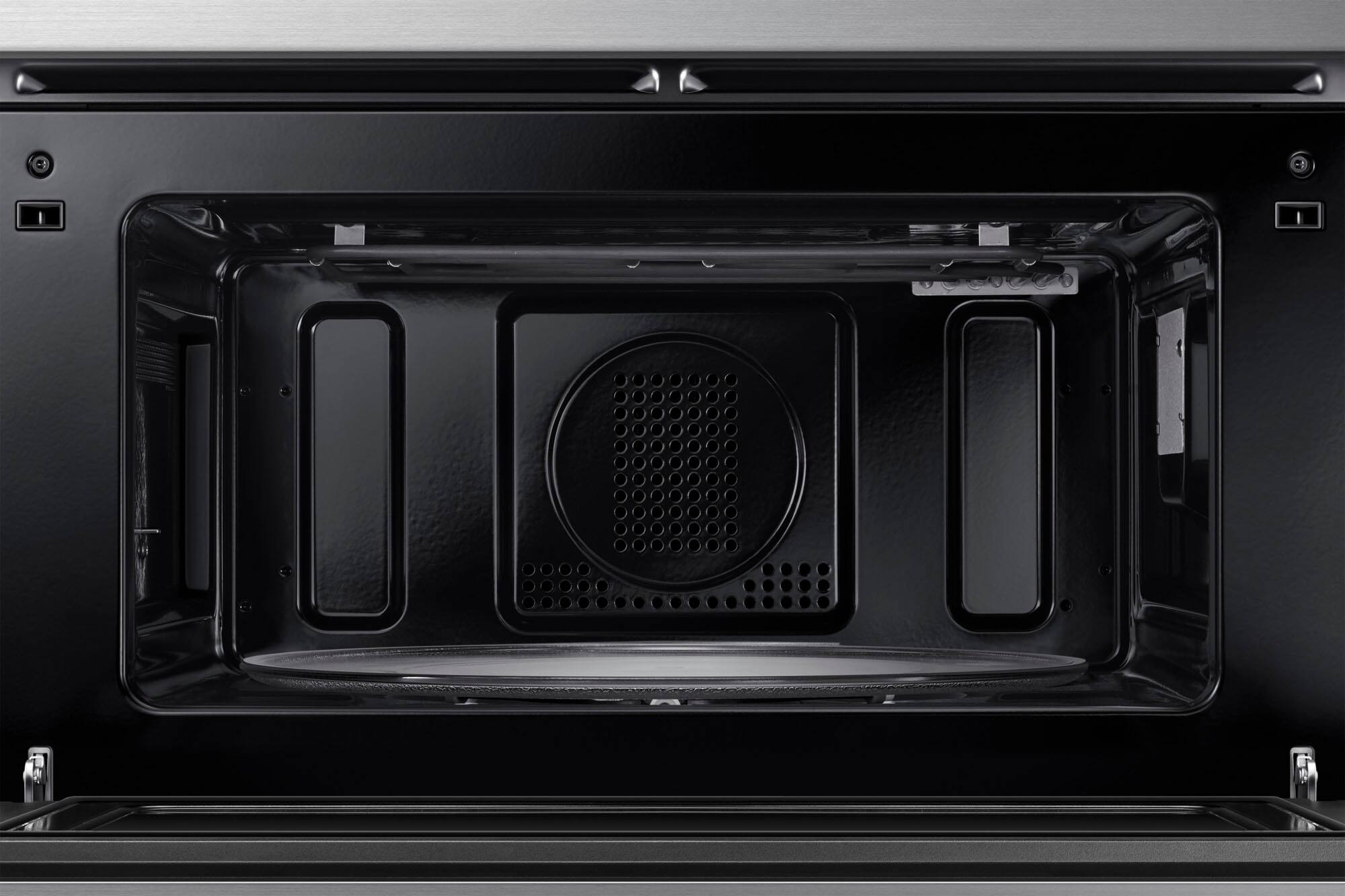 Alt View 14. Dacor - Transitional 30" Built-In Electric Four-Part Pure Convection Combination Wall Oven with Microwave and Steam Assist - Silver Stainless Steel.