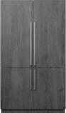 Dacor - 48 in. Wide 27.7 Cu. Ft. 4-Door Flex French Door Built-In Smart Refrigerator with Beverage Center and Whiskey Ball Ice - Custom Panel Ready