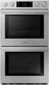Dacor - Transitional 30" Built-In Electric Four-Part Pure Convection Double Wall Oven with Steam Assist and Chef Mode - Silver Stainless Steel