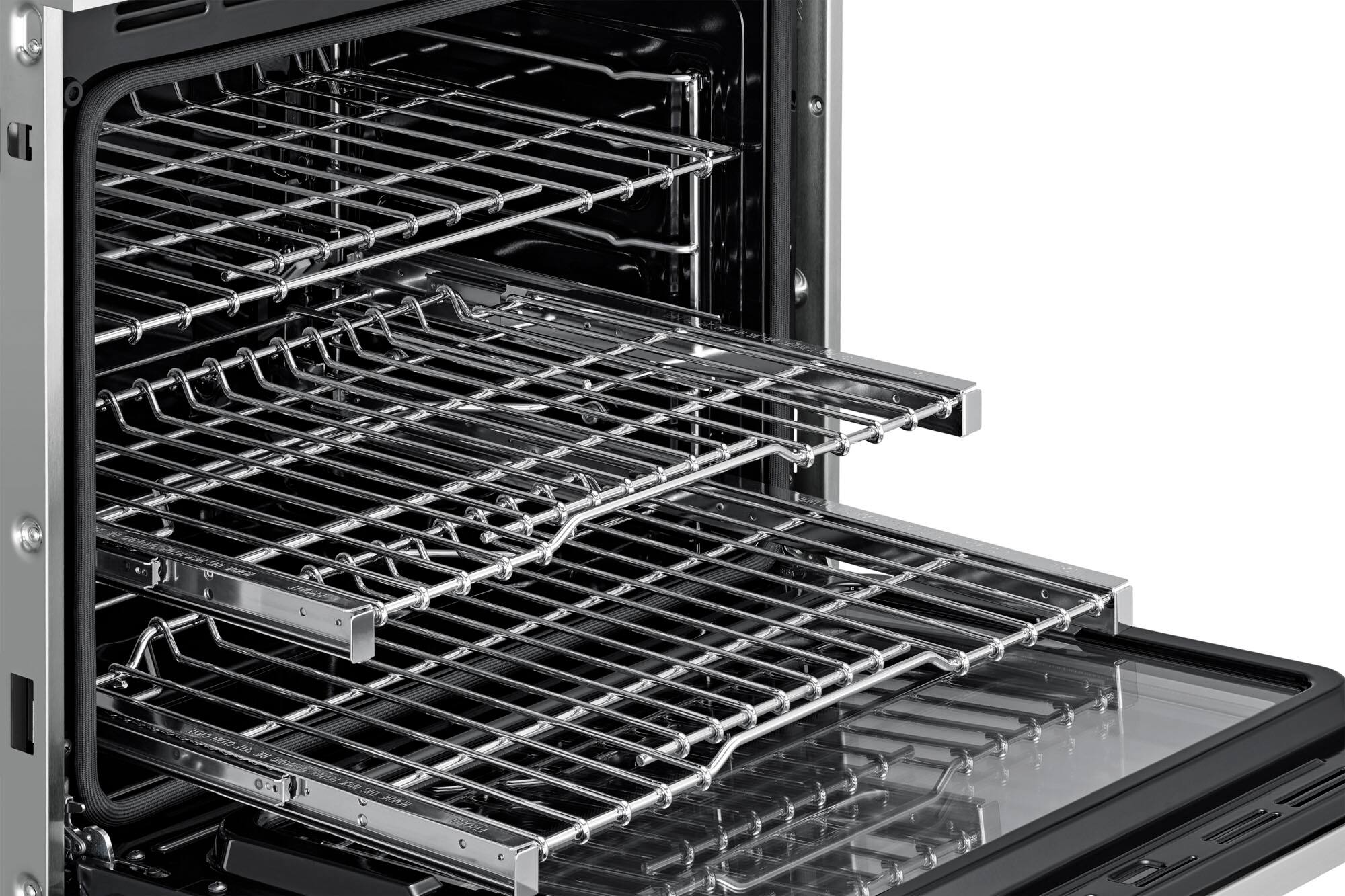 Alt View 13. Dacor - Transitional 30" Built-In Electric Four-Part Pure Convection Double Wall Oven with Steam Assist and Chef Mode - Silver Stainless Steel.