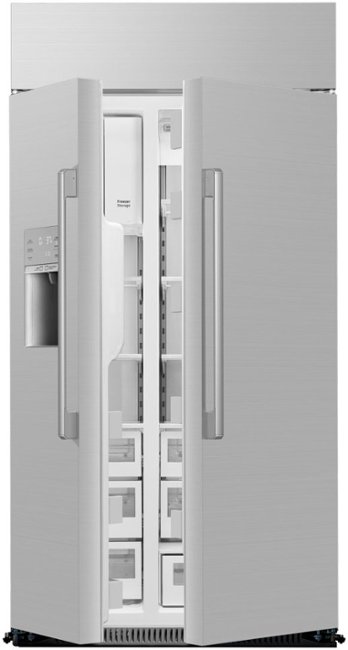 Dacor - 24.0 Cu. Ft. Side-by-Side Built-In Refrigerator with Precise Cooling and External Water & Ice Dispenser - Stainless Steel_1