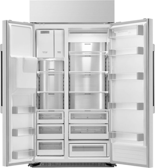 Dacor - 24.0 Cu. Ft. Side-by-Side Built-In Refrigerator with Precise Cooling and External Water & Ice Dispenser - Stainless Steel_2