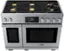Alt View 12. Dacor - Contemporary 8.8 Cu. Ft. Slide-In Dual Fuel Four-Part Pure Convection Range with GreenClean and Chef Mode - Silver Stainless Steel.