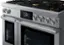 Alt View 13. Dacor - Contemporary 8.8 Cu. Ft. Slide-In Dual Fuel Four-Part Pure Convection Range with GreenClean and Chef Mode - Silver Stainless Steel.