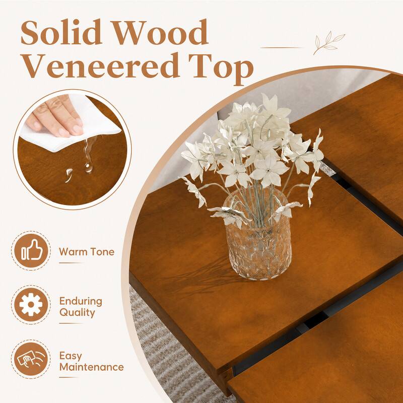 Solid Wood Veneered Top

- Warm Tone
- Enduring Quality
- Easy Maintenance